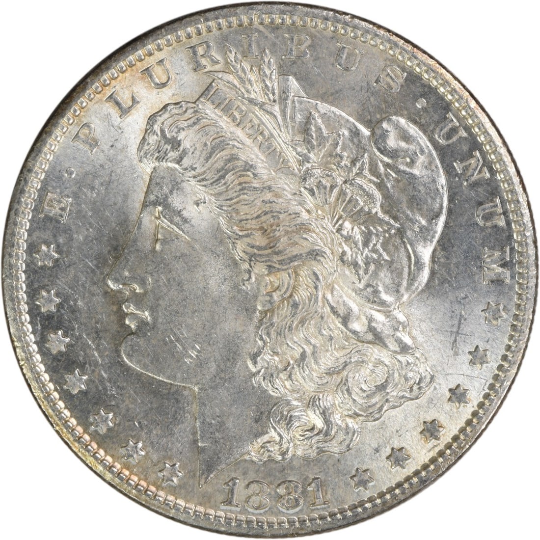 Uncertified 1881-S Morgan Silver Dollar AU: Uncertified 1881-S Morgan Silver Dollar AU This listing features Uncertified 1881-S Morgan Silver Dollar AU. Item specifics are provided below. Item Specifics: Certification: Uncertified Circulated/Un