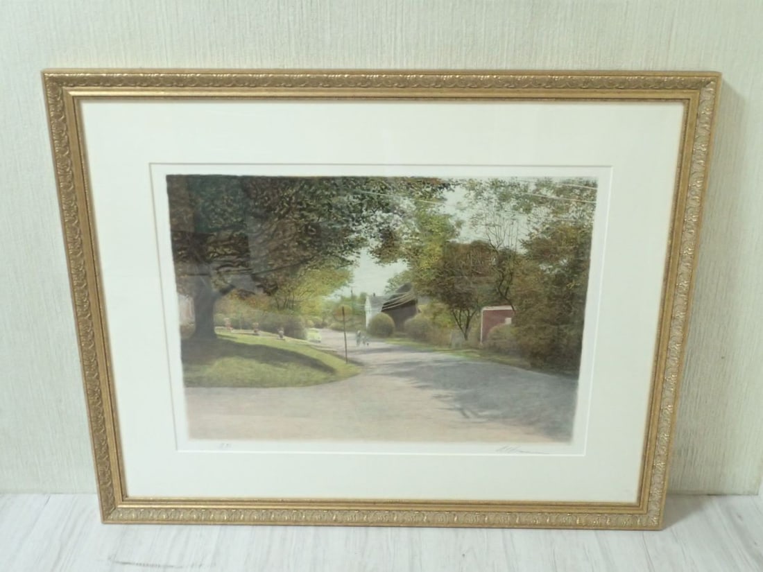 Art Harold Altman Early Afternoon Lithograph Signed ED AP Framed Authentic (1 of 9)