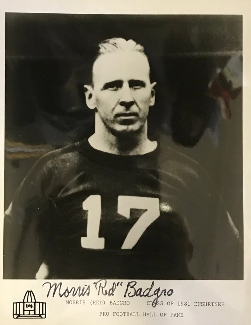 Photo Red Badgro Autographed 8x10 Football (1 of 1)