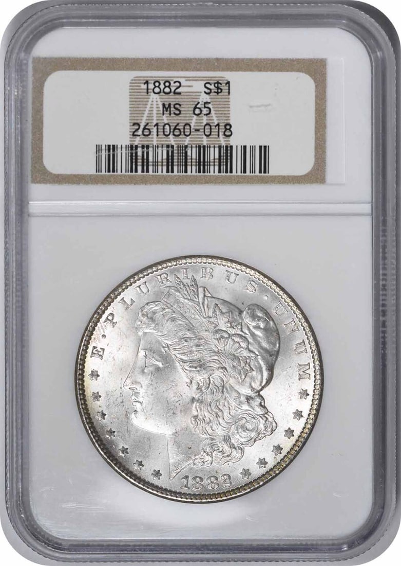 NGC 1882 Morgan Silver Dollar MS65 (1 of 2)