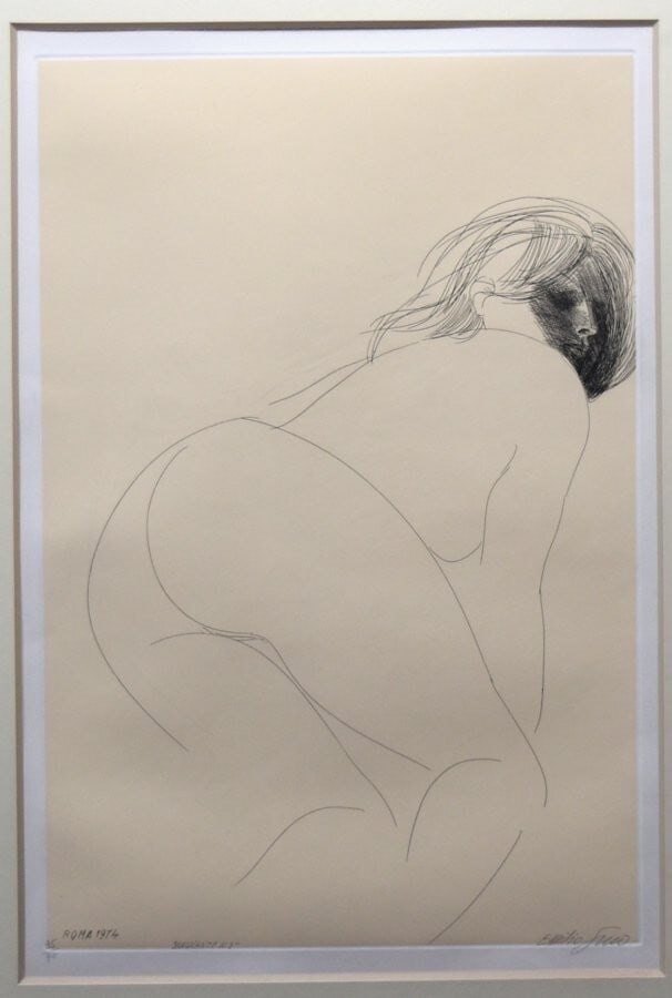 Numbered Emilio Greco (Italian) Signed Etching Framed 1974 (1 of 8)