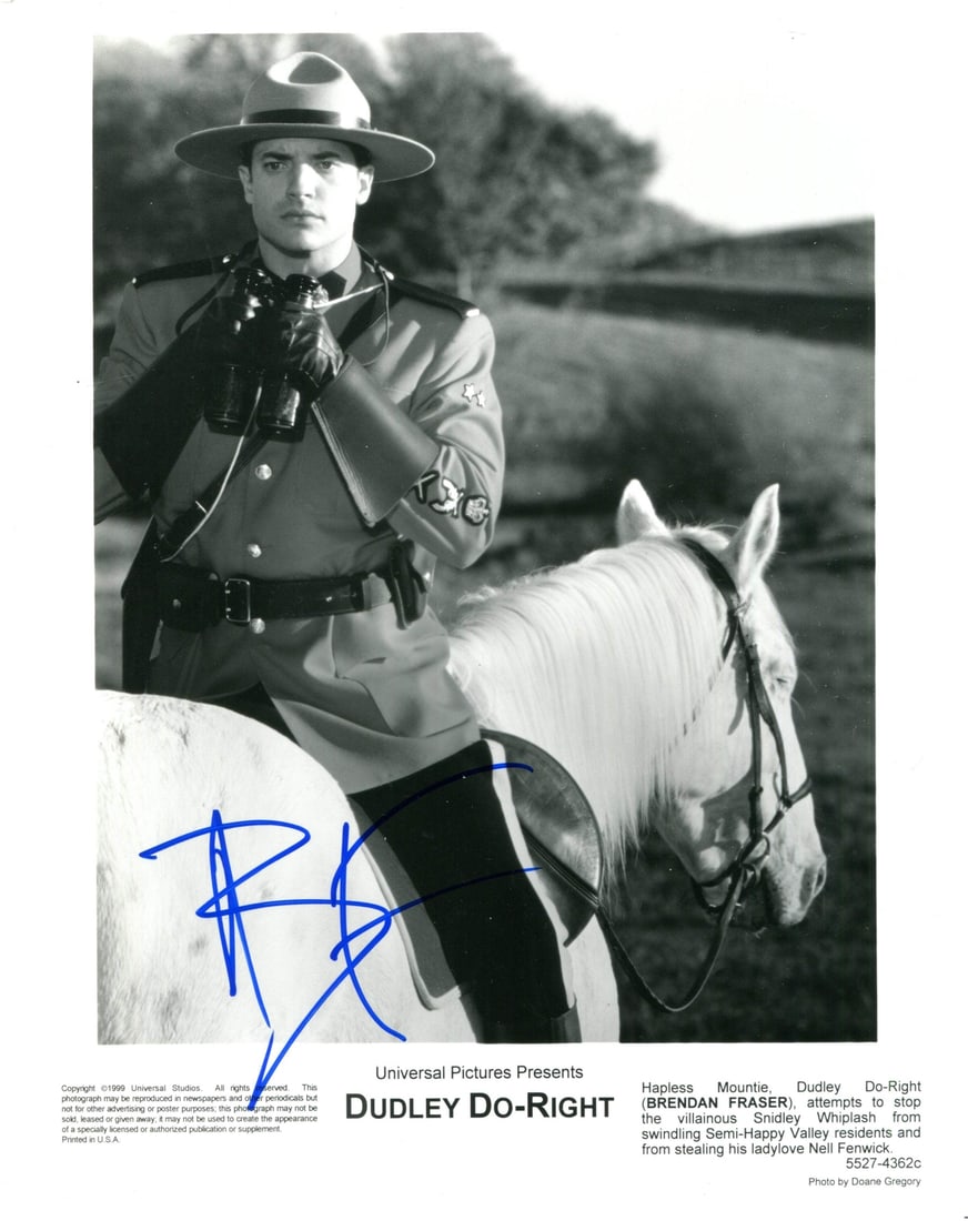 Photo Brendan Fraser Autographed 8x10 (1 of 1)