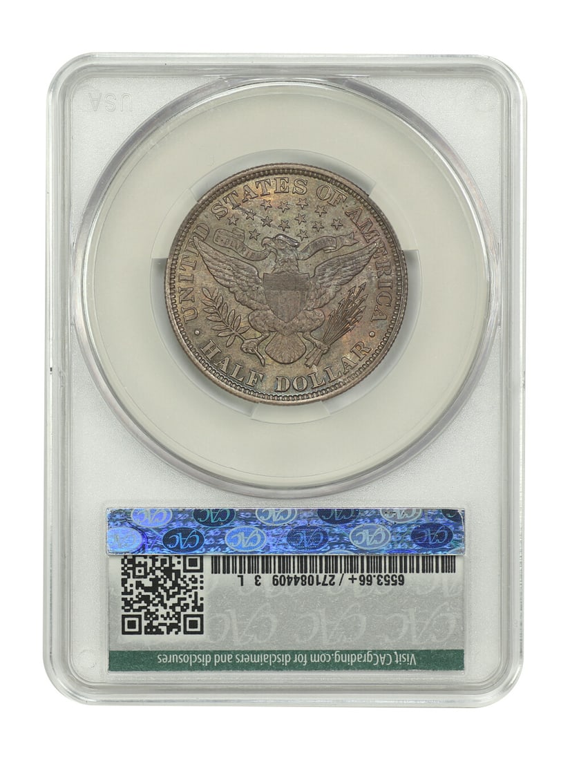 MS66+ 1892 50C CACG - 2