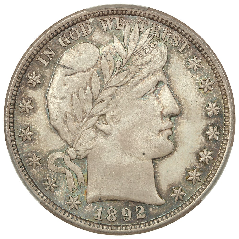 MS66+ 1892 50C CACG - 3