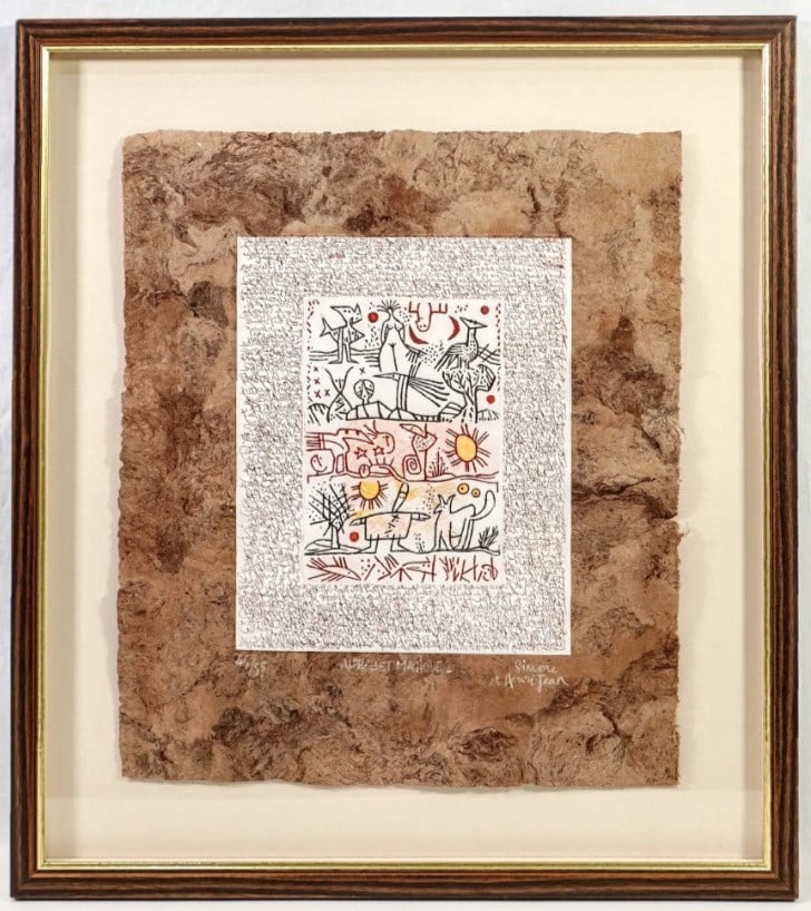 55 Simone & Henri Jean "Alphabet Magique 2" 1999 Etching Artist Signed Limited (1 of 10)