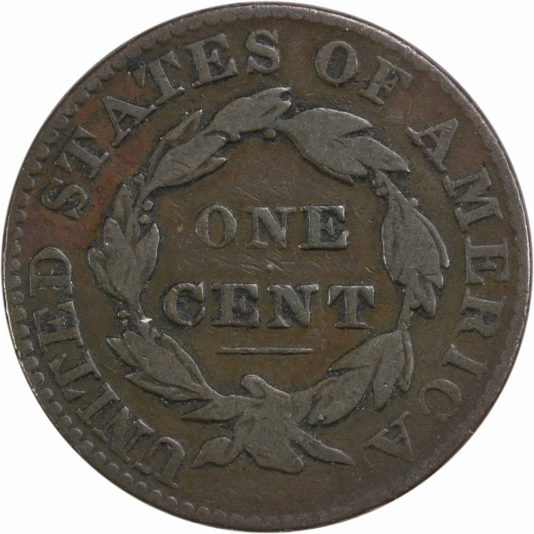 Uncertified 1828 Large Cent Large Date VF - 2