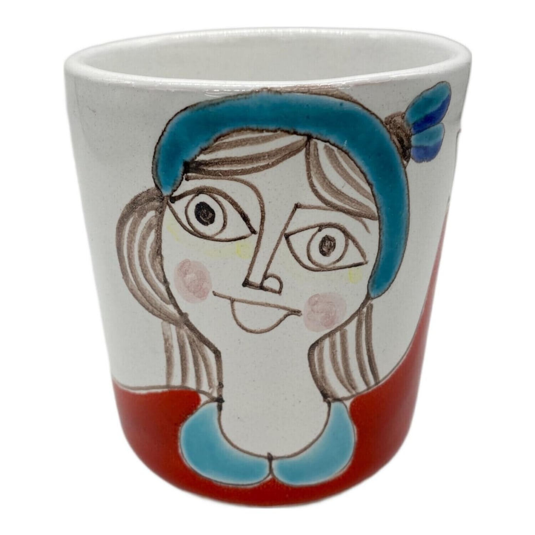 Art Desimone Cup and Saucer Hand Painted Italian Sicily Pottery Ceramic Vintage: Art Desimone Cup and Saucer Hand Painted Italian Sicily Pottery Ceramic Vintage This listing features Art Desimone Cup and Saucer Hand Painted Italian Sicily Pottery Ceramic Vintage. Item specifics ar