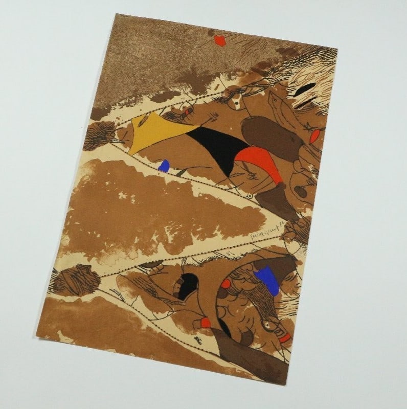 Print Josep Guinovart Serie P 1982 Lithograph Abstract Spanish Expressionist (1 of 10)