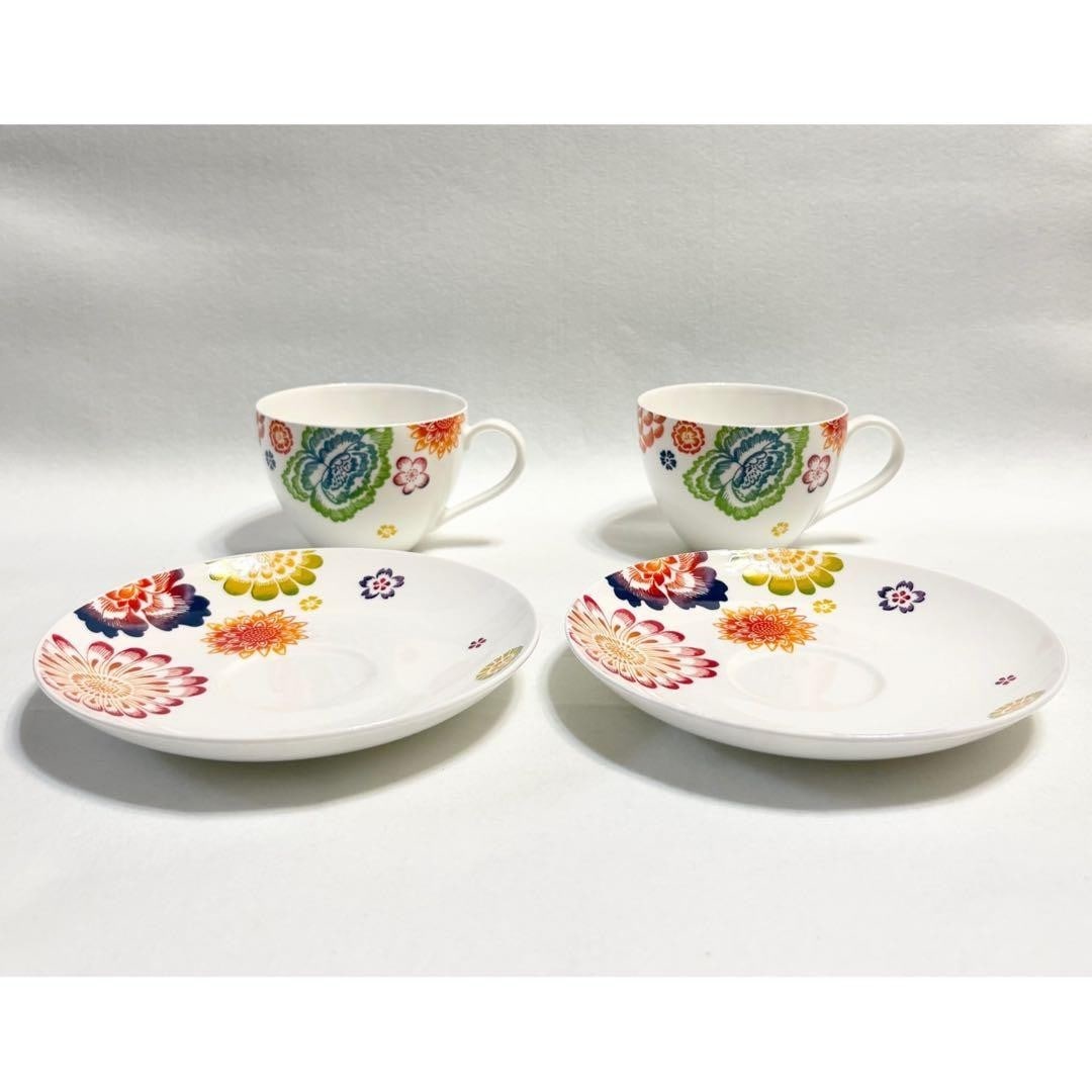 ware Villeroy & Boch Anmut Bloom Cup Saucer Pair Set German made Collectible tea (1 of 13)