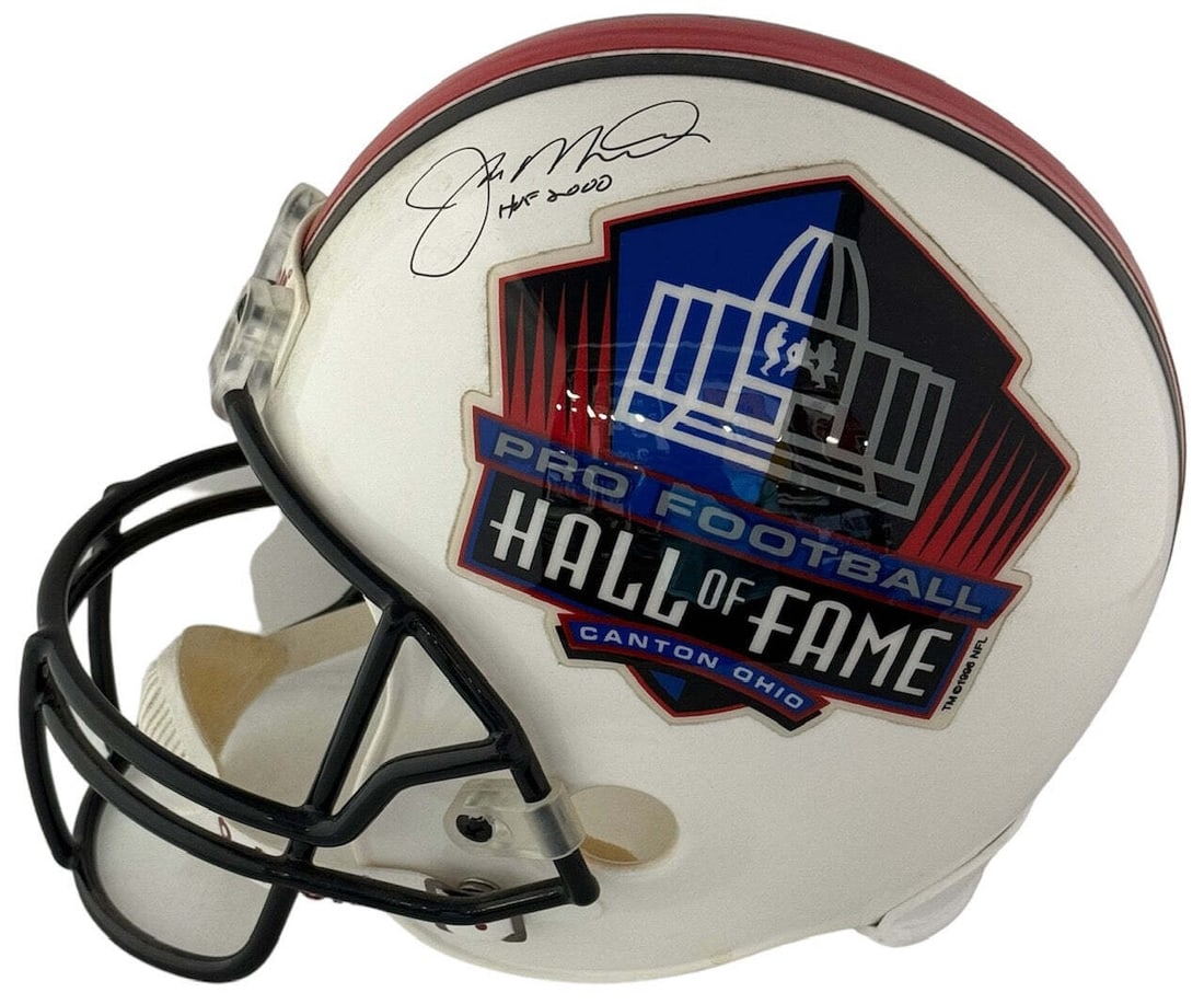 (JSA) Joe Montana Autographed Hall of Fame Authentic Helmet: (JSA) Joe Montana Autographed Hall of Fame Authentic Helmet This listing features (JSA) Joe Montana Autographed Hall of Fame Authentic Helmet. Item specifics are provided below. Item Specifics: