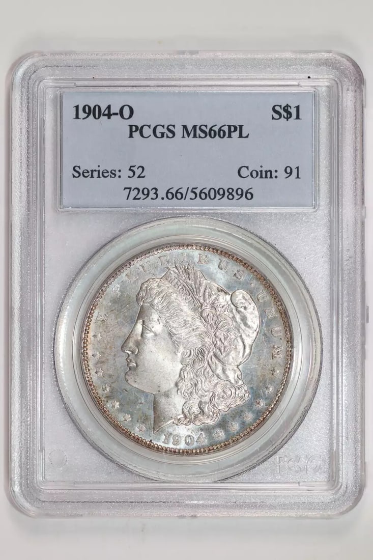 FLASHY & VERY PQ - 1904-O MORGAN DOLLAR PCGS MS66 PL: FLASHY & VERY PQ - 1904-O MORGAN DOLLAR PCGS MS66 PL This listing features FLASHY & VERY PQ - 1904-O MORGAN DOLLAR PCGS MS66 PL. Item specifics are provided below. Item Specifics: Country Of Origin: U