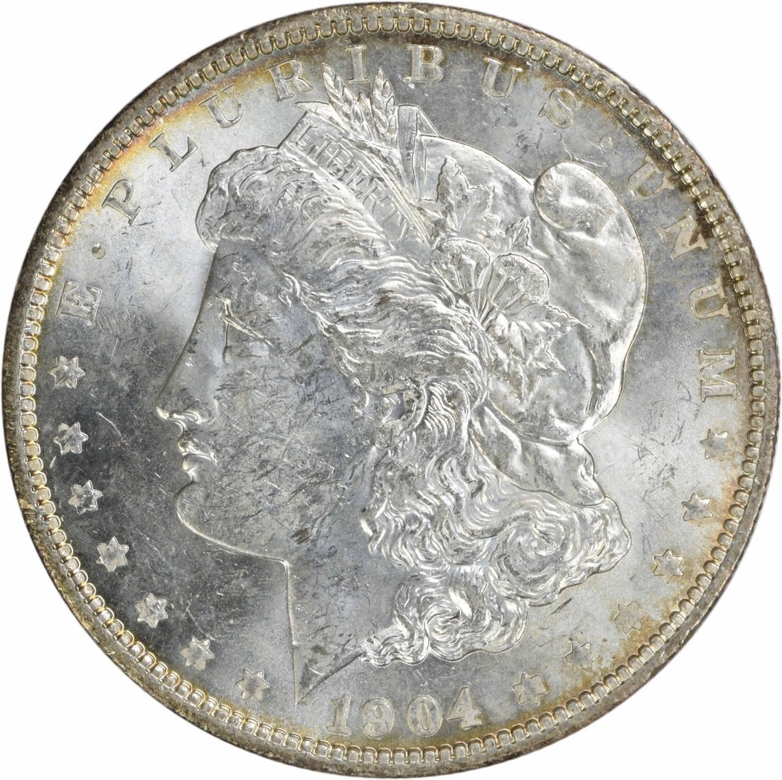 Uncertified 1904-O Morgan Silver Dollar BU (1 of 2)