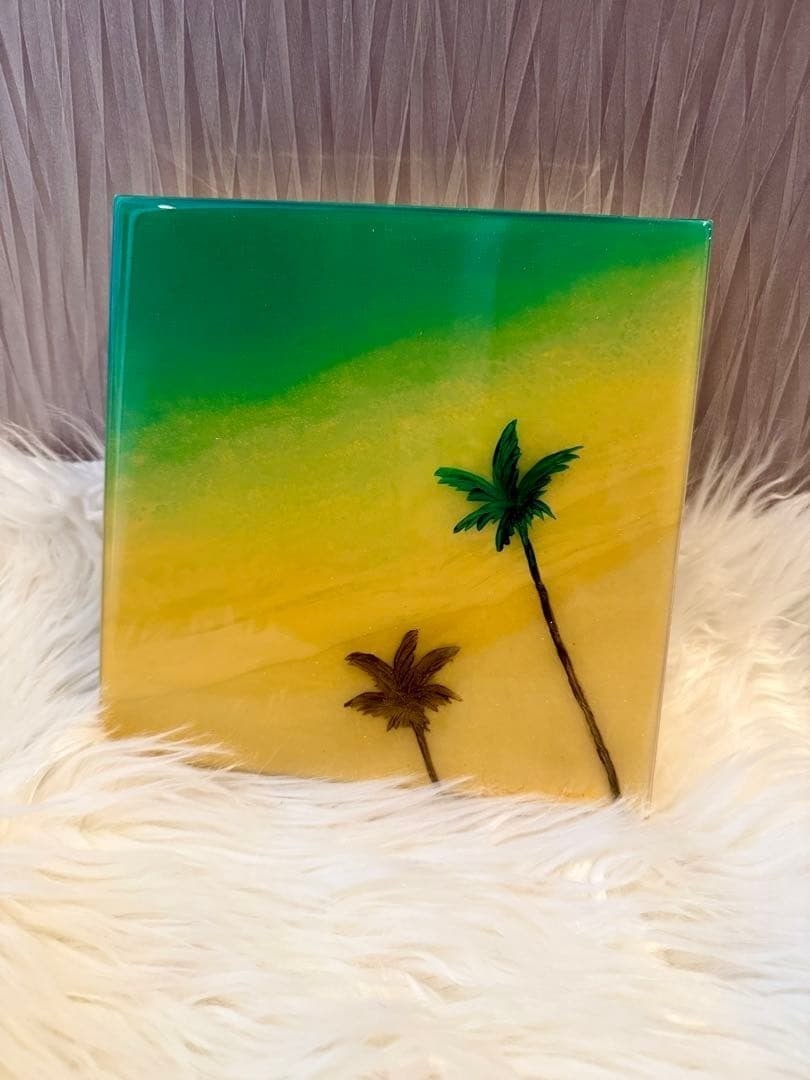 Authentic Sarah Caudle Teal Paradise Open Edition Resin Art Signed With Box: Authentic Sarah Caudle Teal Paradise Open Edition Resin Art Signed With Box This listing features Authentic Sarah Caudle Teal Paradise Open Edition Resin Art Signed With Box. Item specifics are provid