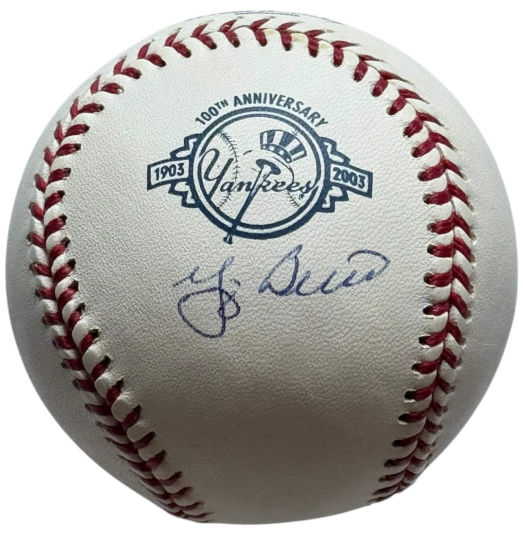(JSA) Yogi Berra Autographed 100th Anniversay Official Major League Baseball (1 of 2)