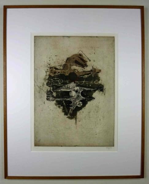 19121992) Original Etching ED95 Signed Framed - Johnny Friedlaender (German (1 of 4)
