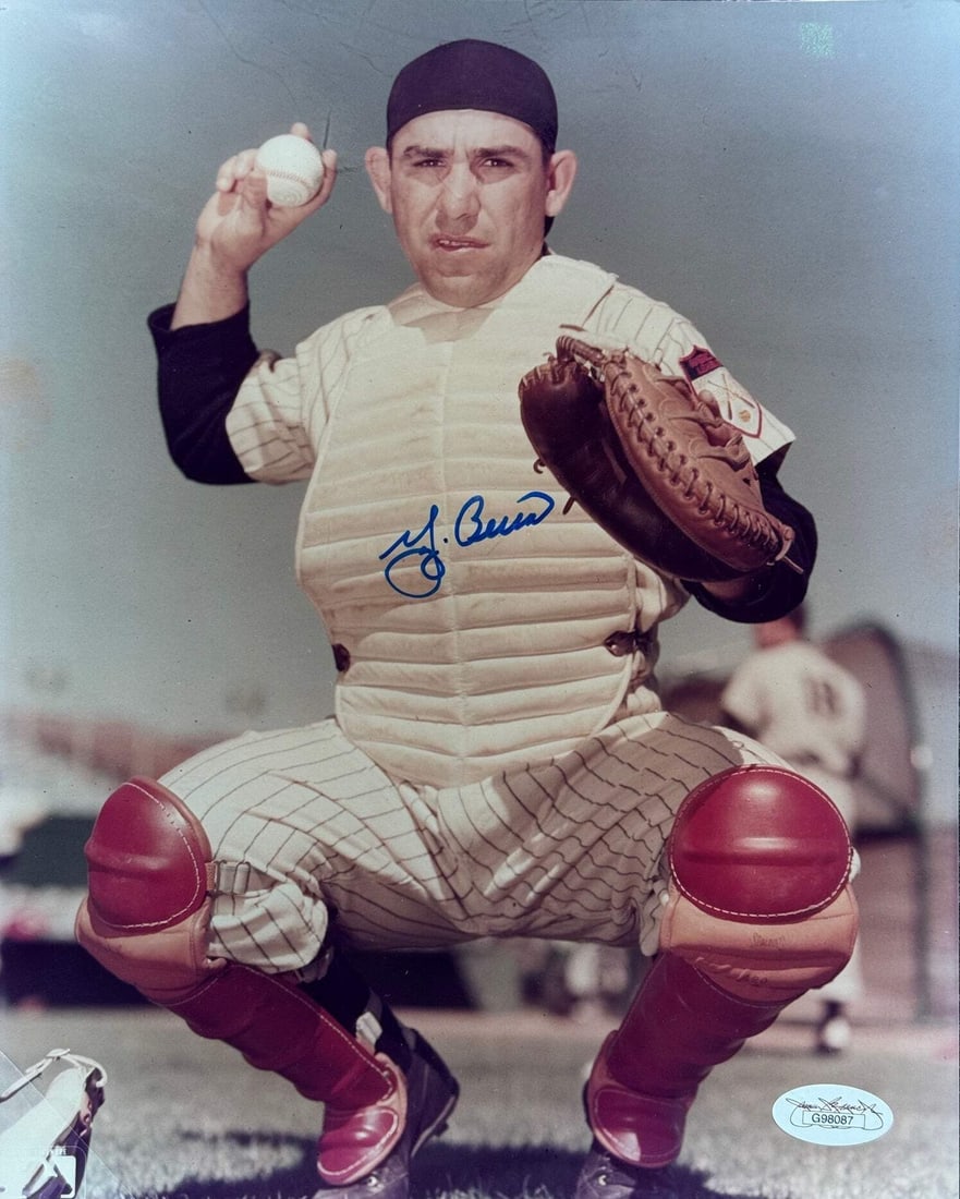 (JSA) Yogi Berra Autographed 8x10 Baseball Photo: (JSA) Yogi Berra Autographed 8x10 Baseball Photo This listing features (JSA) Yogi Berra Autographed 8x10 Baseball Photo. Item specifics are provided below. Item Specifics: Brand: James Spence