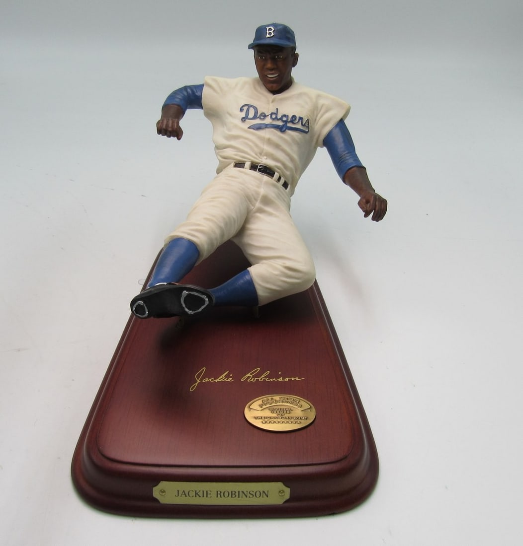 199993 Jackie Robinson HOF Danbury Mint 5" All Star Figurine Dodgers w/ COA (1 of 8)