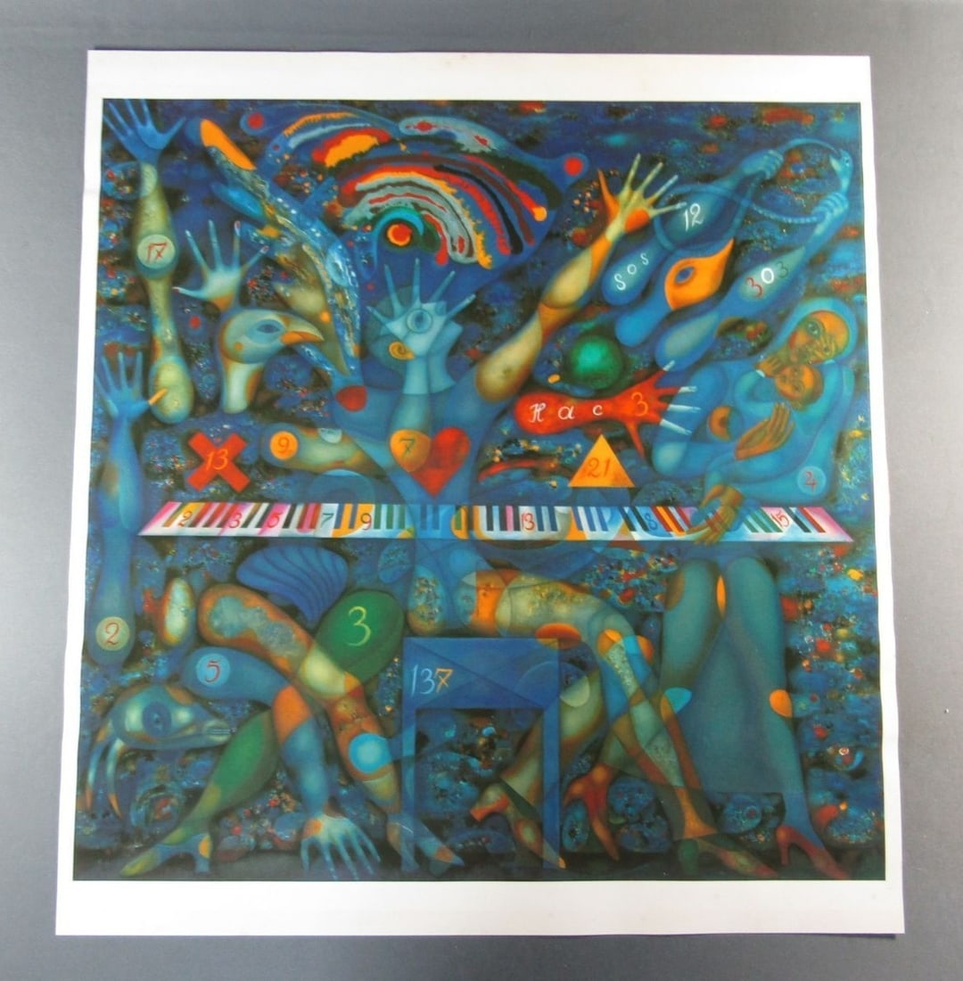 Foundation Alexander Sitnikov Musicians Crystal Relief Silk Screen Moscow Art: Foundation Alexander Sitnikov Musicians Crystal Relief Silk Screen Moscow Art This listing features Foundation Alexander Sitnikov Musicians Crystal Relief Silk Screen Moscow Art. Item specifics are pr