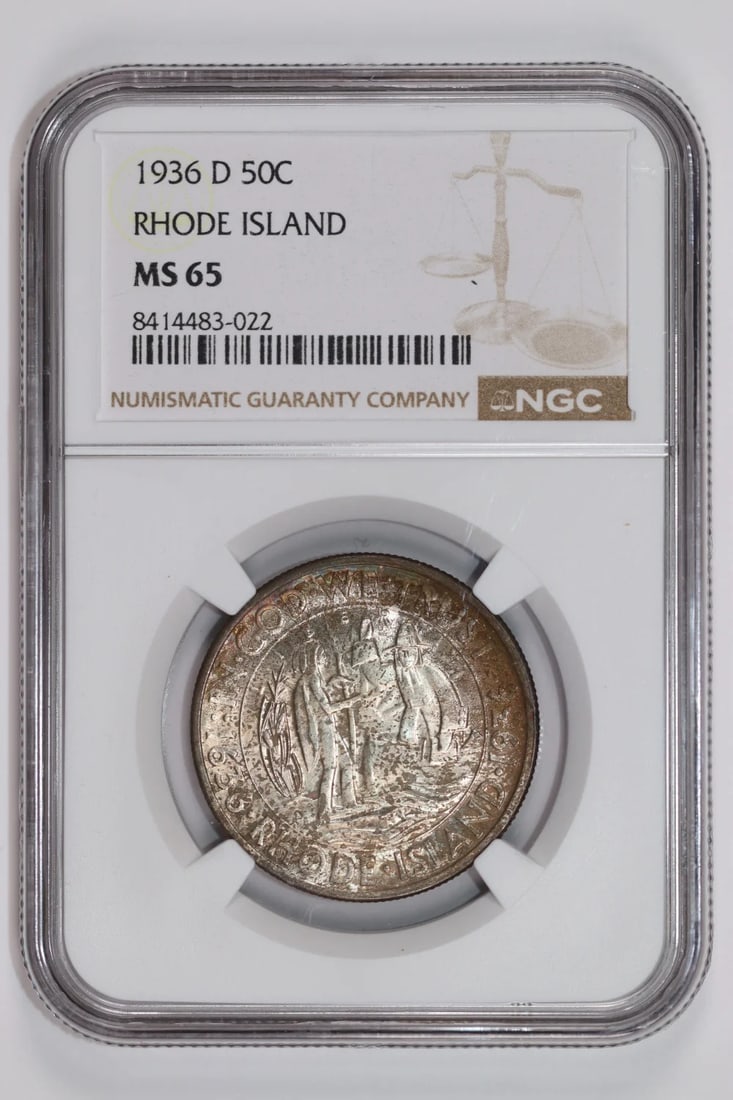 PQ 1936-D RHODE ISLAND COMMEMORATIVE HALF DOLLAR NGC MS65 FRESH: PQ 1936-D RHODE ISLAND COMMEMORATIVE HALF DOLLAR NGC MS65 FRESH This listing features PQ 1936-D RHODE ISLAND COMMEMORATIVE HALF DOLLAR NGC MS65 FRESH. Item specifics are provided below. Item Specifics