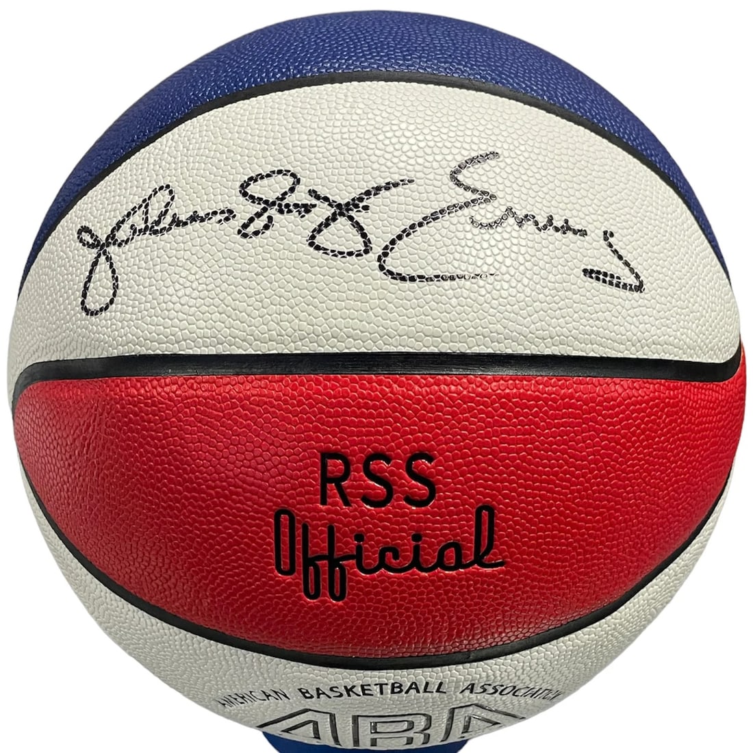 (Beckett) Julius Erving Autographed ABA Basketball (1 of 2)