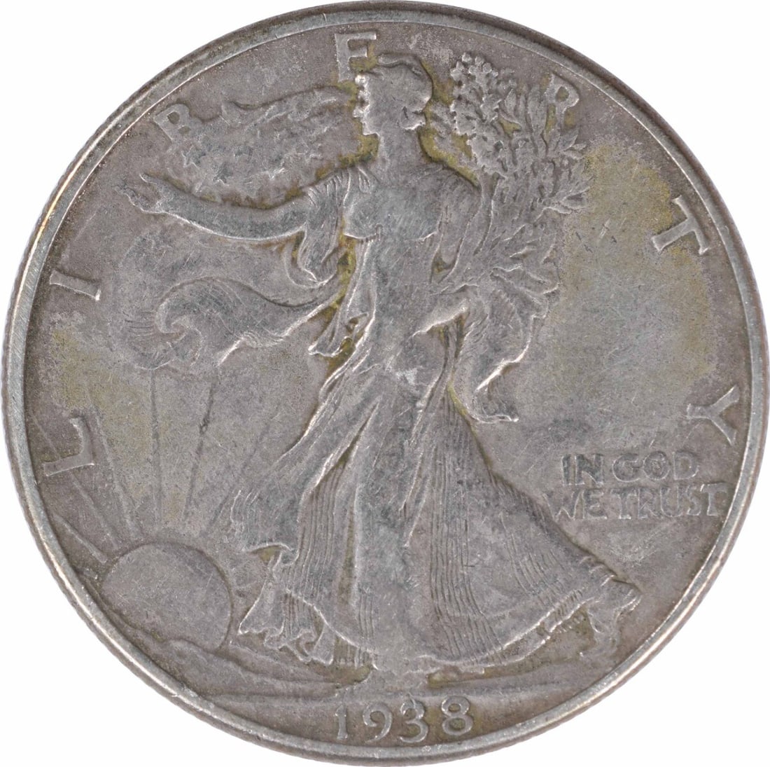 Uncertified 1938-D Walking Liberty Silver Half Dollar VF: Uncertified 1938-D Walking Liberty Silver Half Dollar VF This listing features Uncertified 1938-D Walking Liberty Silver Half Dollar VF. Item specifics are provided below. Item Specifics: Country Of O