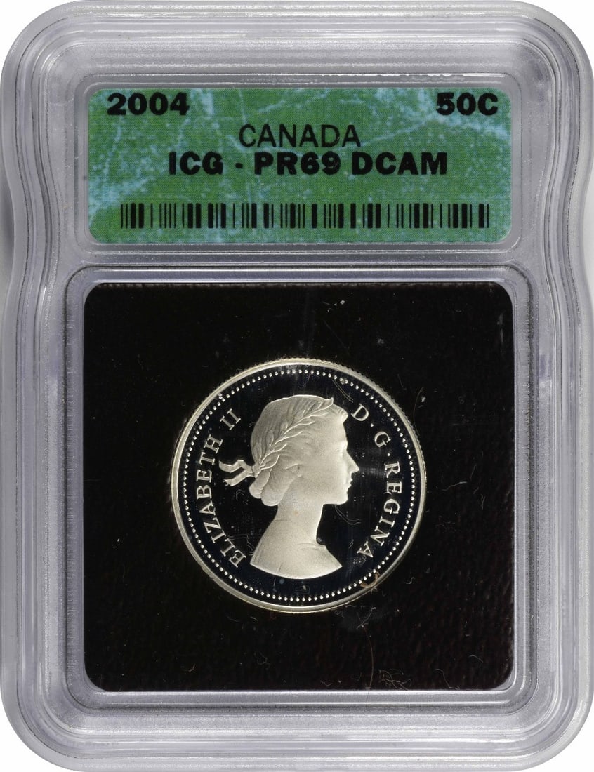 Coins) 2004 Canada 50 Cents Elizabeth II Life Set PR69DC/ PR70DC ICG (4 (1 of 7)