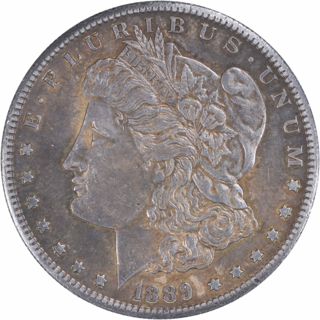 Uncertified 1889-S Morgan Silver Dollar AU Slider: Uncertified 1889-S Morgan Silver Dollar AU Slider This listing features Uncertified 1889-S Morgan Silver Dollar AU Slider. Item specifics are provided below. Item Specifics: Country Of Origin: United