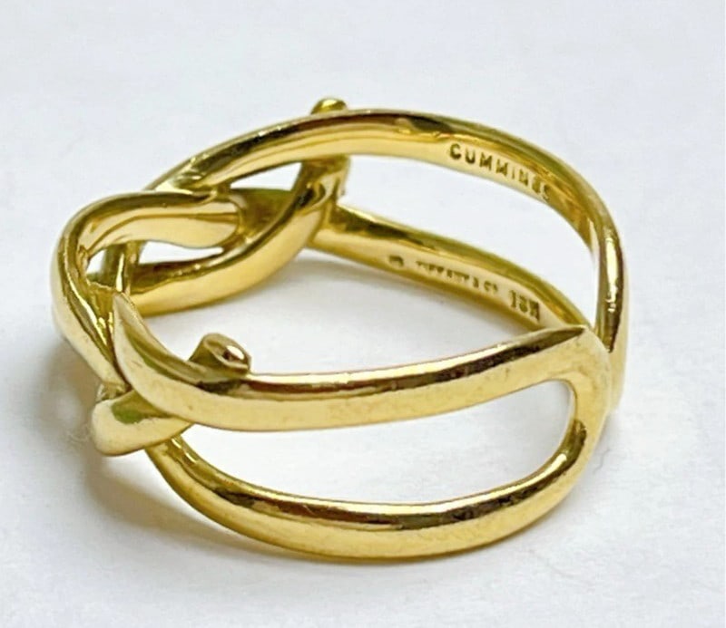6.25 Vintage Tiffany & Co by Angela Cummings 18k Yellow Gold Twist Band Ring US: 6.25 Vintage Tiffany & Co by Angela Cummings 18k Yellow Gold Twist Band Ring US This listing features 6.25 Vintage Tiffany & Co by Angela Cummings 18k Yellow Gold Twist Band Ring US. Item specifics ar