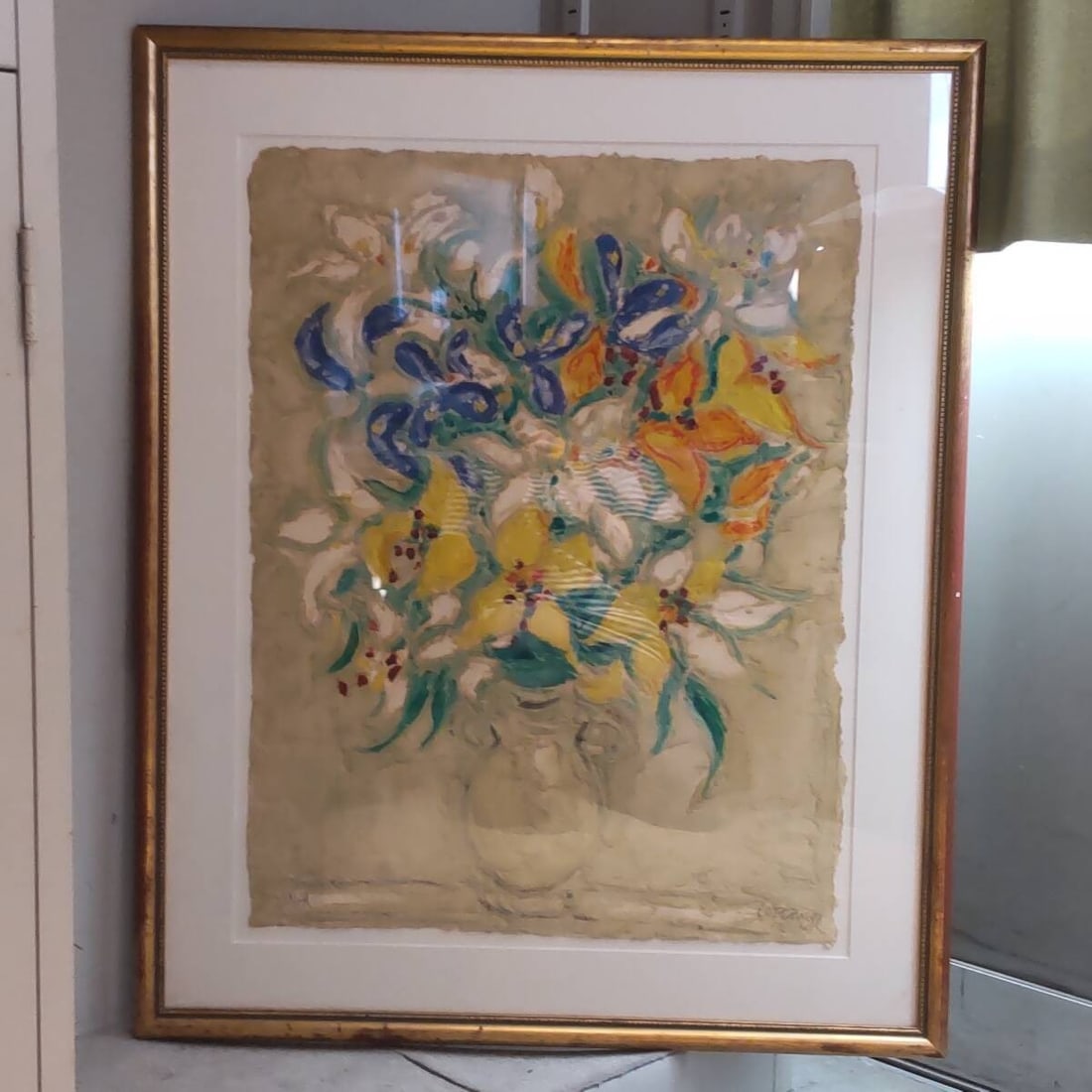 Framed Andre Cottavoz Flora de Printemps Carborundum Print Signed ED 119/ 125: Framed Andre Cottavoz Flora de Printemps Carborundum Print Signed ED 119/ 125 This listing features Framed Andre Cottavoz Flora de Printemps Carborundum Print Signed ED 119/ 125. Item specifics are pr