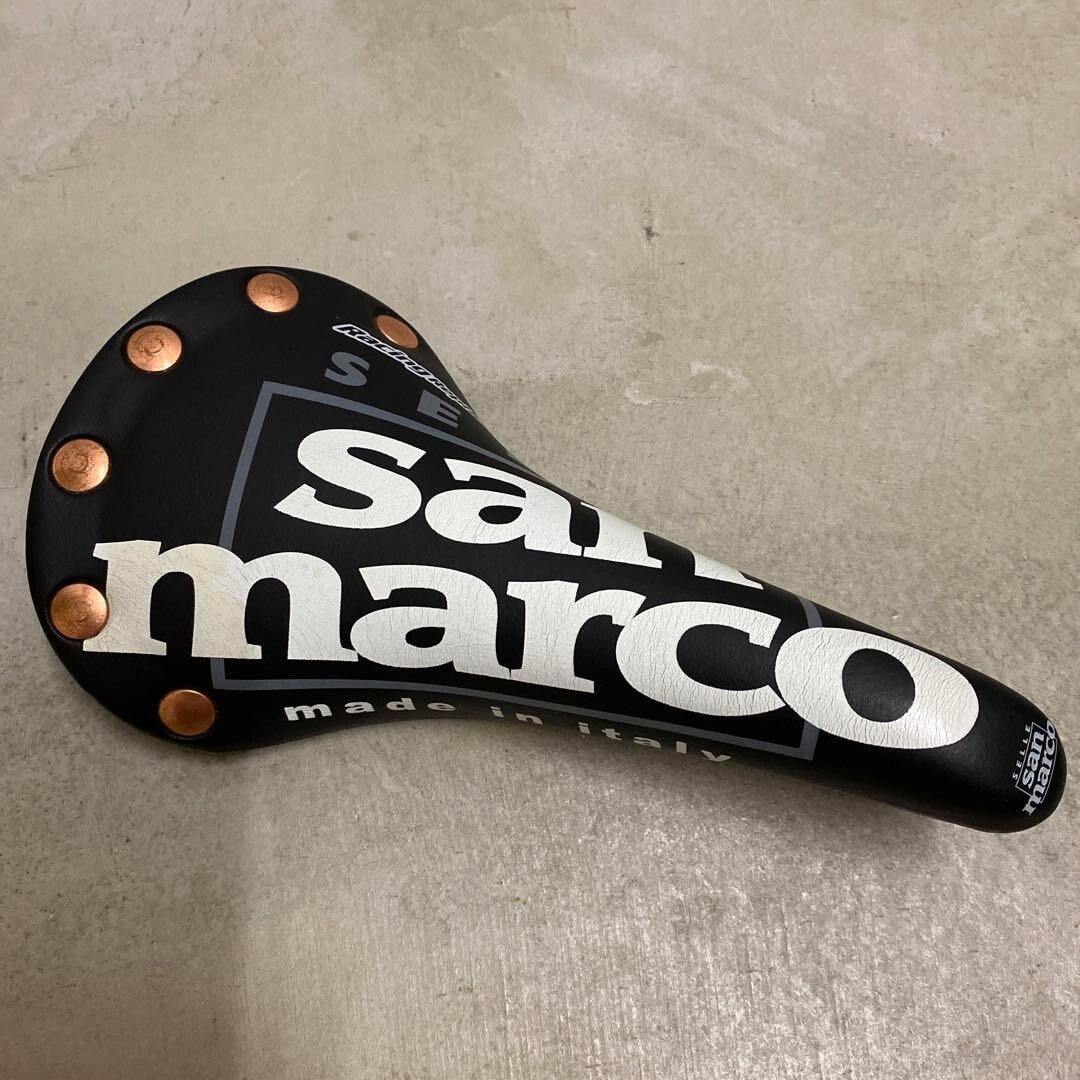 Parts Selle San Marco Regal Racing Replica Saddle Black White Bicycle (1 of 7)