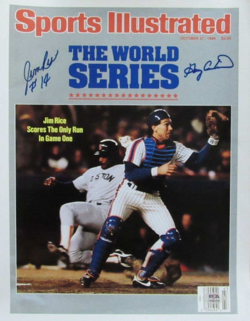 192355 Jim Rice/ Gary Carter Dual-Signed/ Autographed 11x14 Photo PSA/ DNA: 192355 Jim Rice/ Gary Carter Dual-Signed/ Autographed 11x14 Photo PSA/ DNA This listing features 192355 Jim Rice/ Gary Carter Dual-Signed/ Autographed 11x14 Photo PSA/ DNA. Item specifics are provided