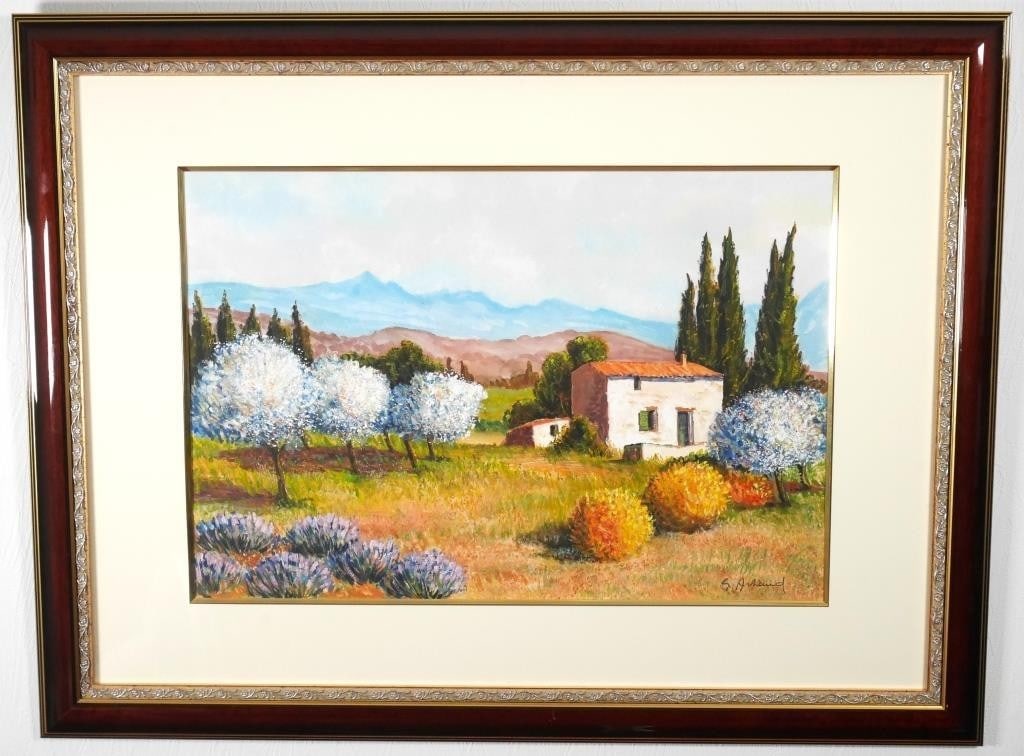 Art Gilbert Artaud Andalusia Landscape Oil Painting Signed Mediterranean Spain: Art Gilbert Artaud Andalusia Landscape Oil Painting Signed Mediterranean Spain This listing features Art Gilbert Artaud Andalusia Landscape Oil Painting Signed Mediterranean Spain. Item specifics are