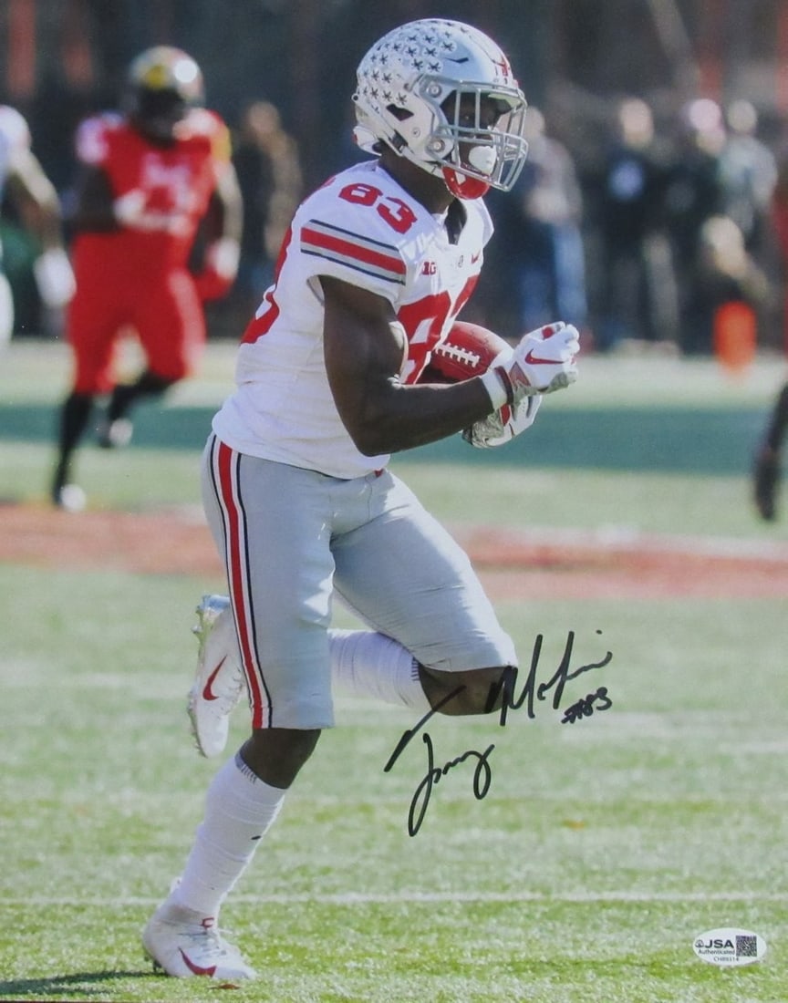 200805 Terry McLaurin Ohio State/ OSU Autographed/ Signed 11x14 Photo JSA (1 of 3)