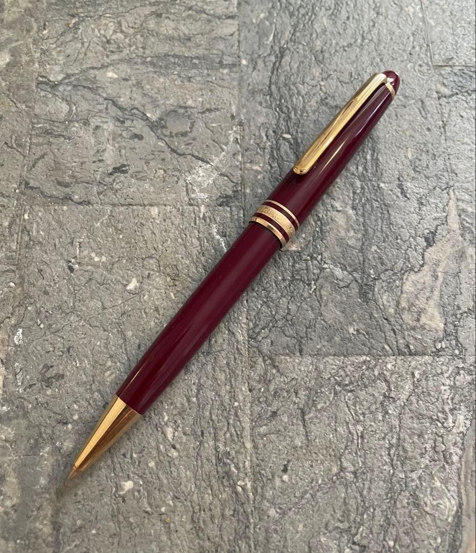 writing Montblanc Meisterstck 165 mechanical pencil Bordeaux vintage luxury (1 of 6)