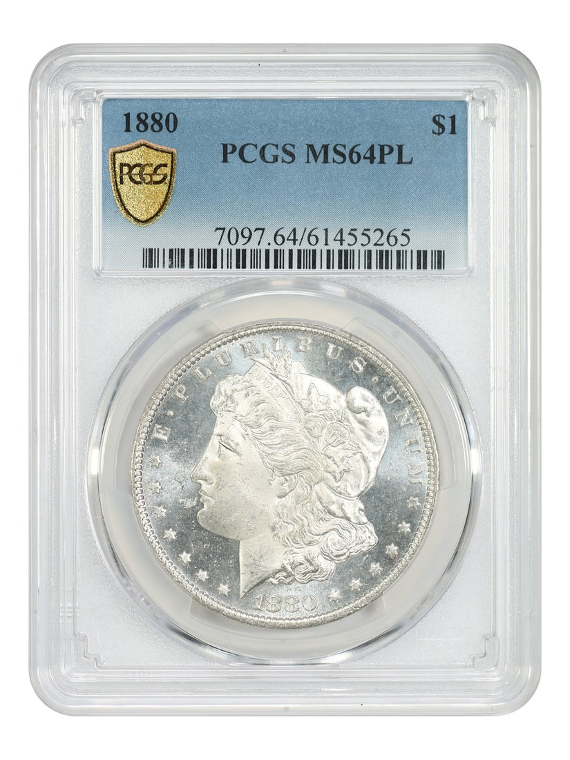Morgan Dollar - 1880 $1 PCGS MS64PL (1 of 4)