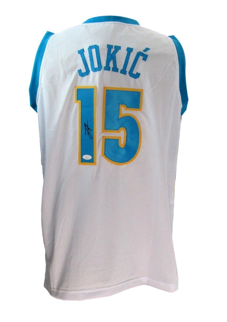 186828 Nikola Jokic Autographed Denver Nuggets Custom Jersey JSA: 186828 Nikola Jokic Autographed Denver Nuggets Custom Jersey JSA This listing features 186828 Nikola Jokic Autographed Denver Nuggets Custom Jersey JSA. Item specifics are provided below. Item Specifi
