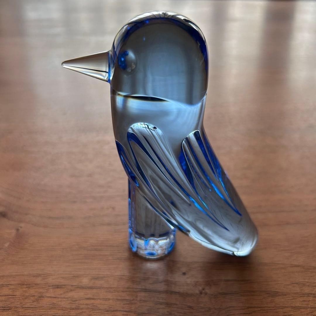 H4.5in Baccarat Fauna Christopolis Bird Blue Figurine Jaime Hayon Crystal (1 of 6)