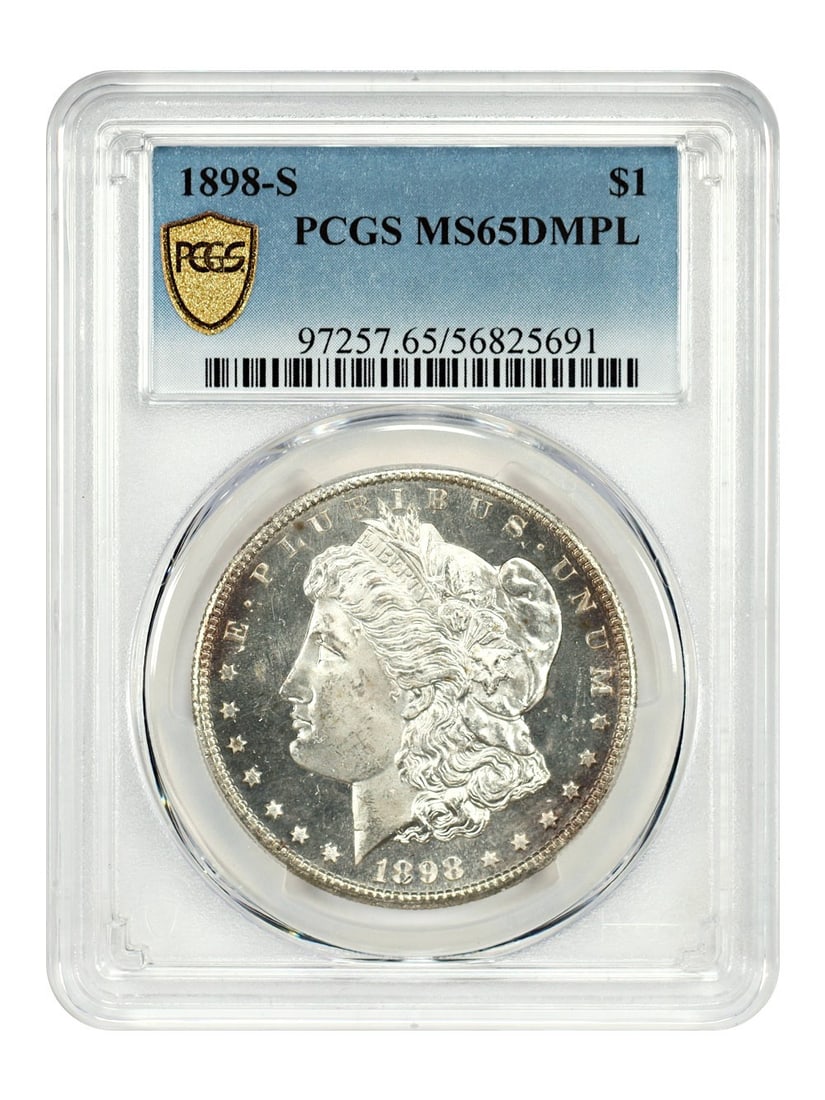 Morgan Dollar - 1898-S $1 PCGS MS65DMPL (1 of 4)