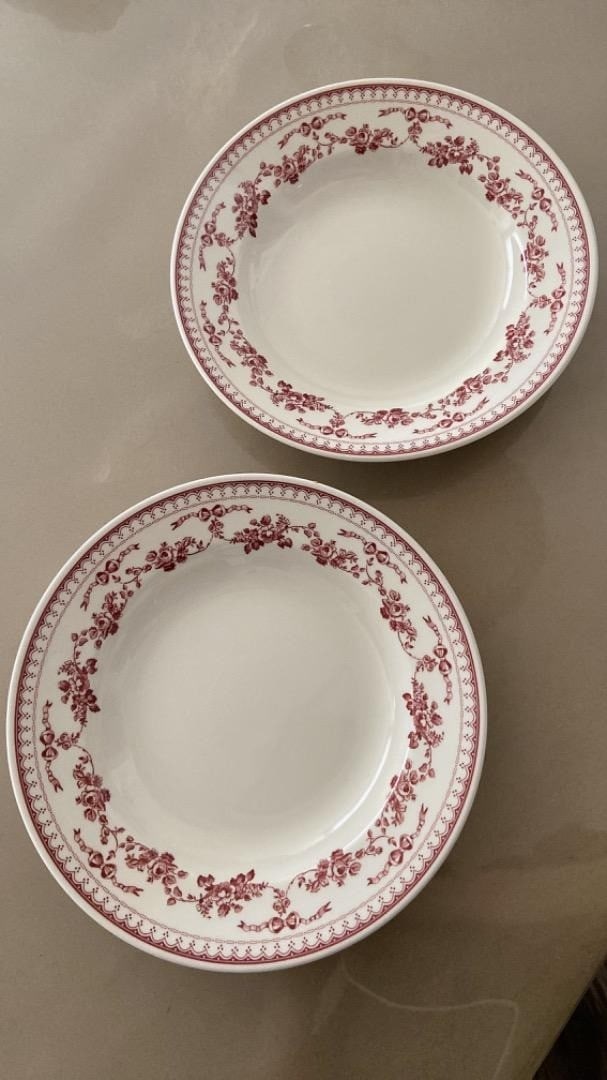 Tableware Comptoir de Famille Faustine Dinner Plate Pair Set Of 2 France Vintage (1 of 4)