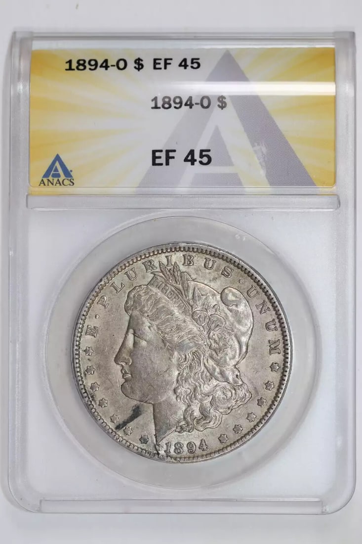 XF45 1894-O MORGAN DOLLAR ANACS (1 of 2)