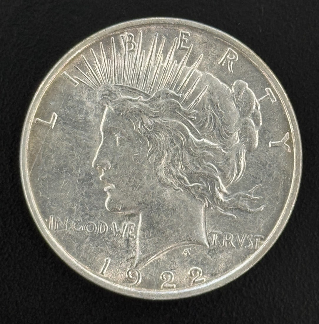 REVERSE 1922-D PEACE DOLLAR AU/ BU SLIDER RAINBOW: REVERSE 1922-D PEACE DOLLAR AU/ BU SLIDER RAINBOW This listing features REVERSE 1922-D PEACE DOLLAR AU/ BU SLIDER RAINBOW. Item specifics are provided below. Item Specifics: Country Of Origin: