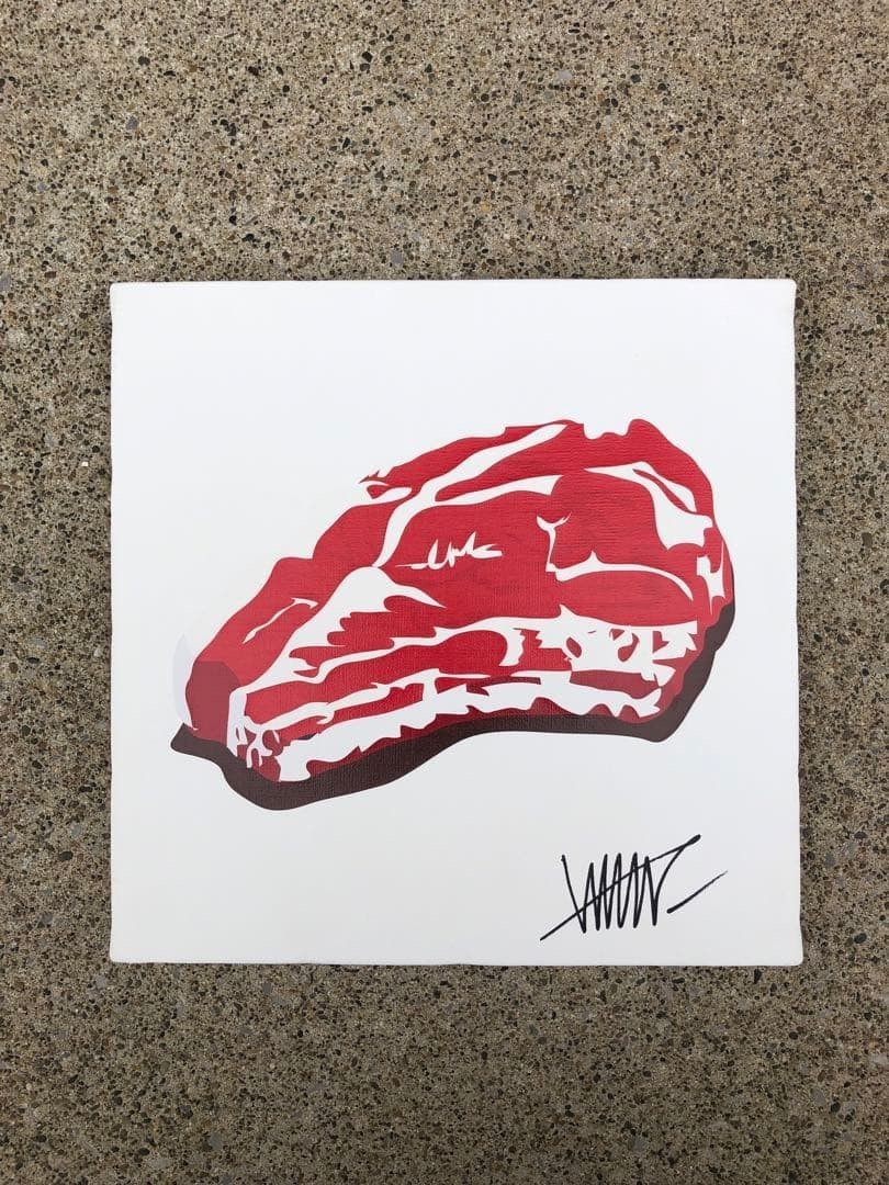 Framed Takeru Amano Meat Silkscreen Print 2018 Signed Limited Edition 10/ 100: Framed Takeru Amano Meat Silkscreen Print 2018 Signed Limited Edition 10/ 100 This listing features Framed Takeru Amano Meat Silkscreen Print 2018 Signed Limited Edition 10/ 100. Item specifics are