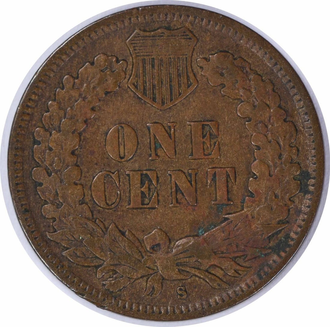 Uncertified 1908-S Indian Cent VF - 2