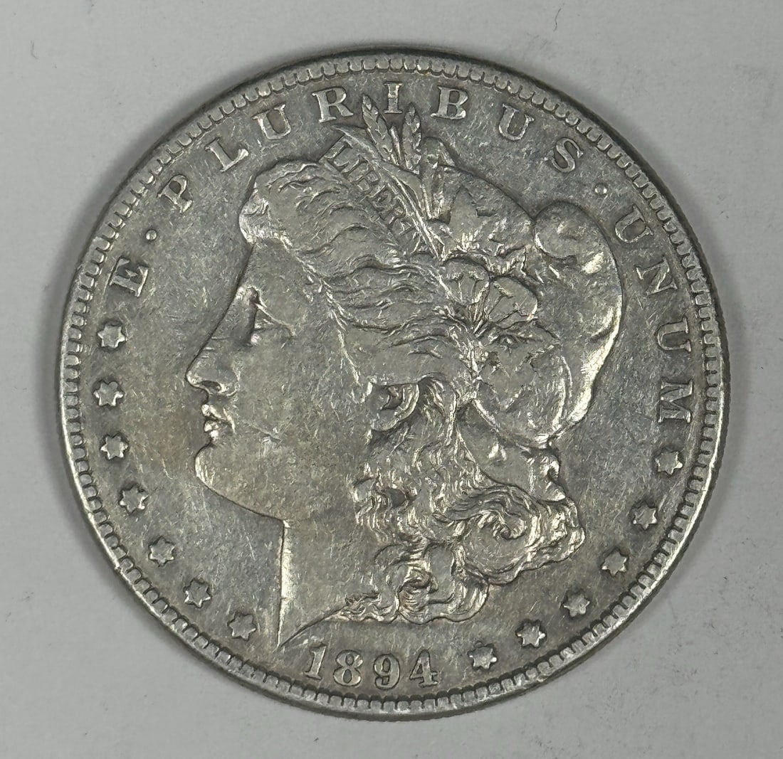 AU 1894-S MORGAN DOLLAR XF/: AU 1894-S MORGAN DOLLAR XF/ This listing features AU 1894-S MORGAN DOLLAR XF/. Item specifics are provided below. Item Specifics: Country Of Origin: United States Circulated/Uncirculated: Circulated D