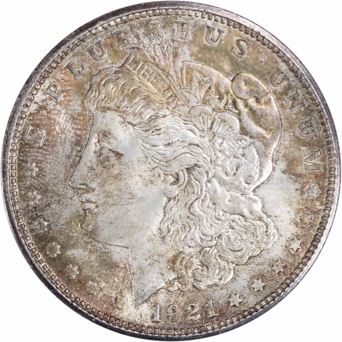 Uncertified 1921-D Morgan Silver Dollar Choice BU (1 of 2)