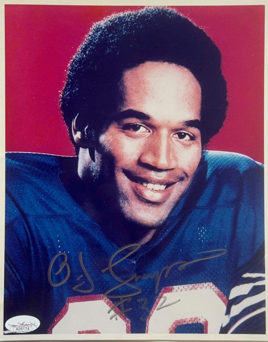 (JSA) O.J. Simpson Autographed Bills 8x10 Football Photo: (JSA) O.J. Simpson Autographed Bills 8x10 Football Photo This listing features (JSA) O.J. Simpson Autographed Bills 8x10 Football Photo. Item specifics are provided below. Item Specifics: Brand: James