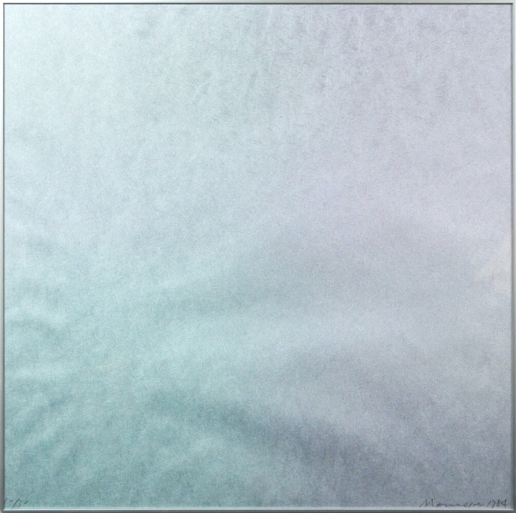 Framed Hisashi Momose Signed Original Silkscreen print ED30 Square-Metallic (1 of 10)