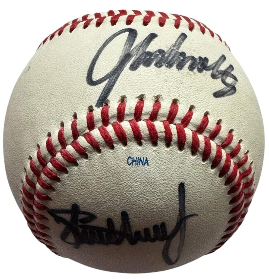 (JSA) John Smoltz Steve Avery & Phil Nierko Autographed Official League Baseball (1 of 3)