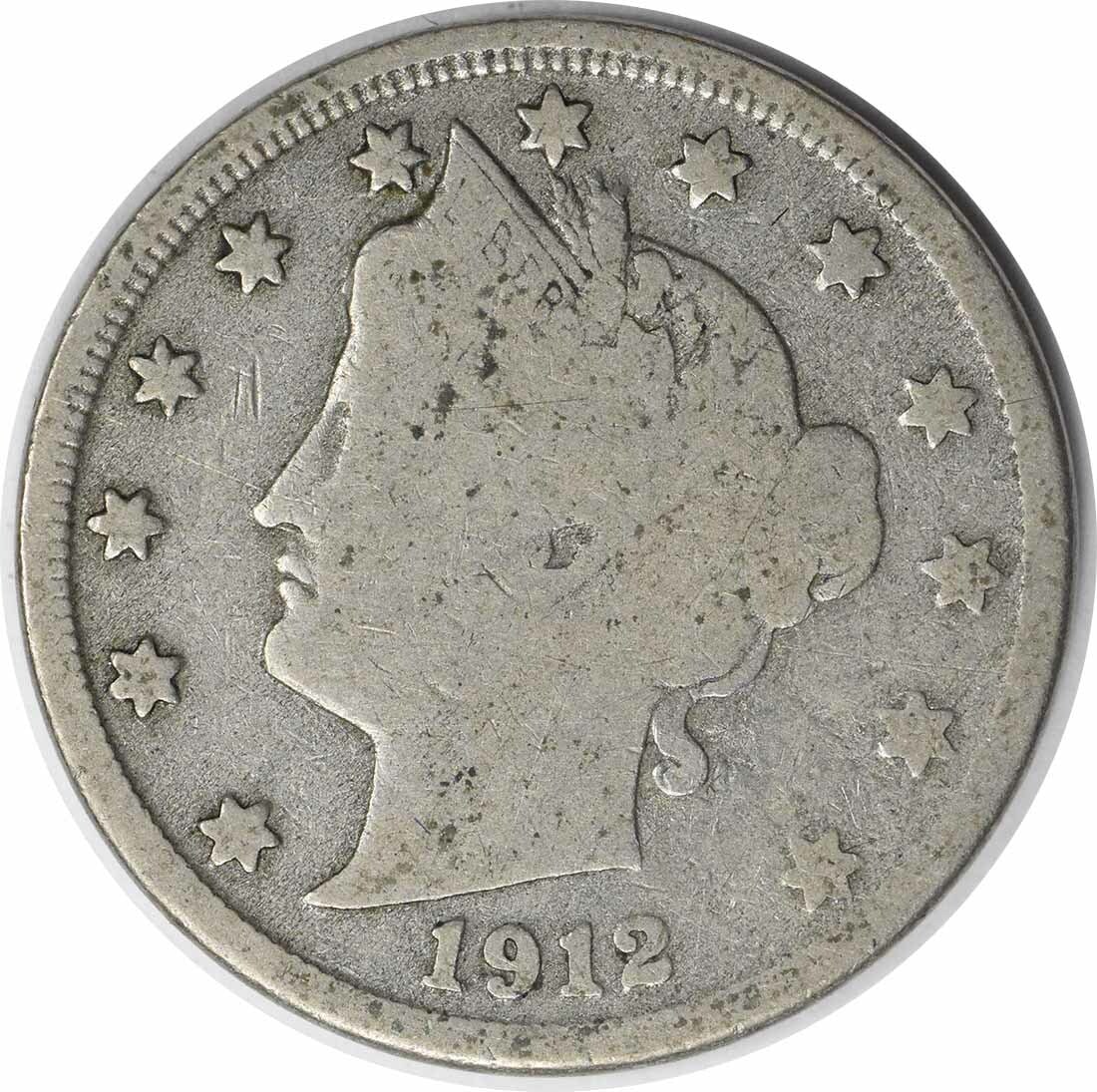 Uncertified 1912-S Liberty Nickel VG (1 of 2)