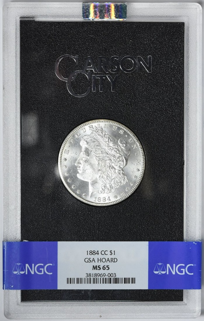 Holder 1884-CC Morgan Silver Dollar MS65 NGC GSA: Holder 1884-CC Morgan Silver Dollar MS65 NGC GSA This listing features Holder 1884-CC Morgan Silver Dollar MS65 NGC GSA. Item specifics are provided below. Item Specifics: Country Of Origin: United St